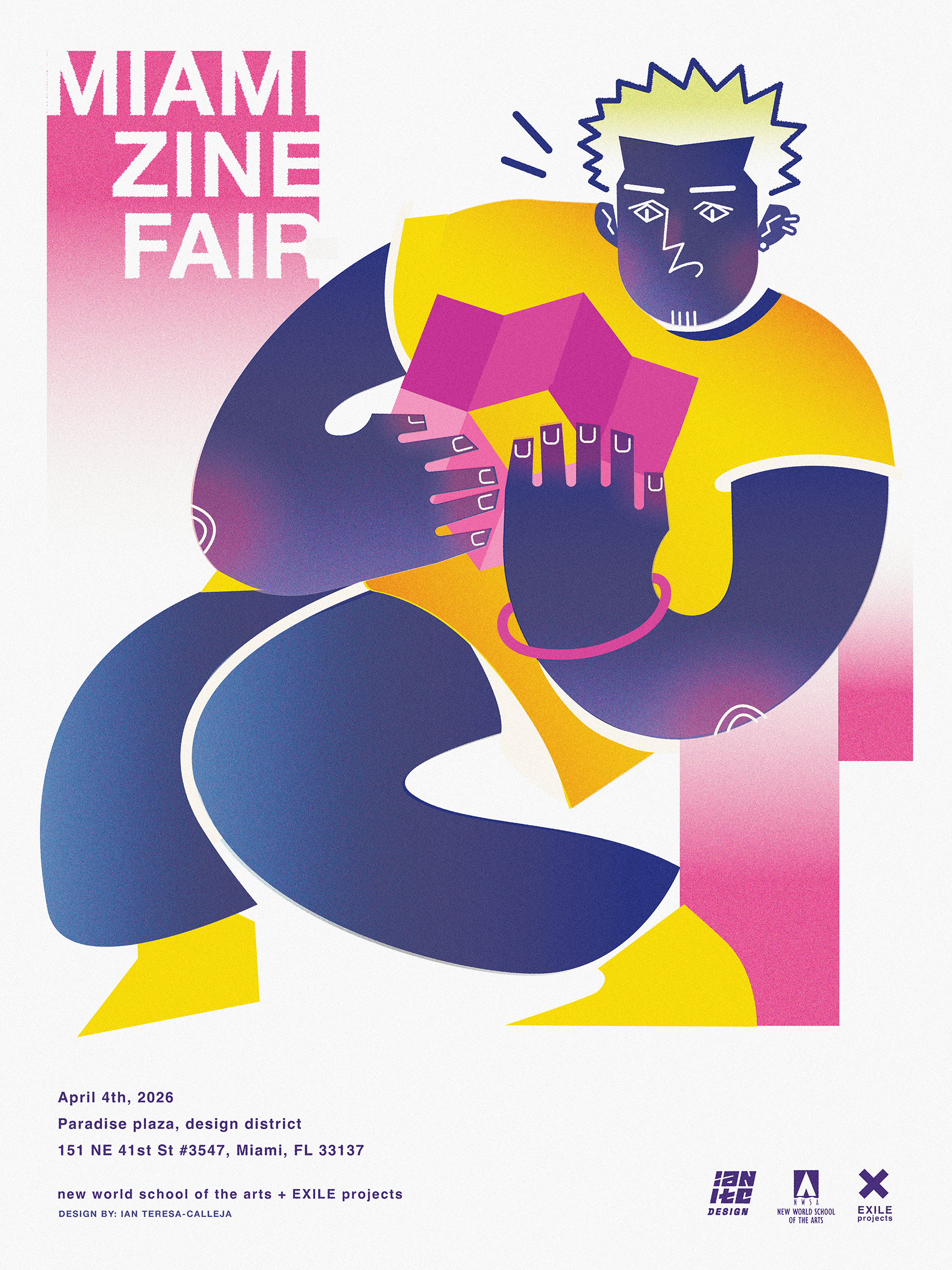 Miami Zine Fair poster thumbnail